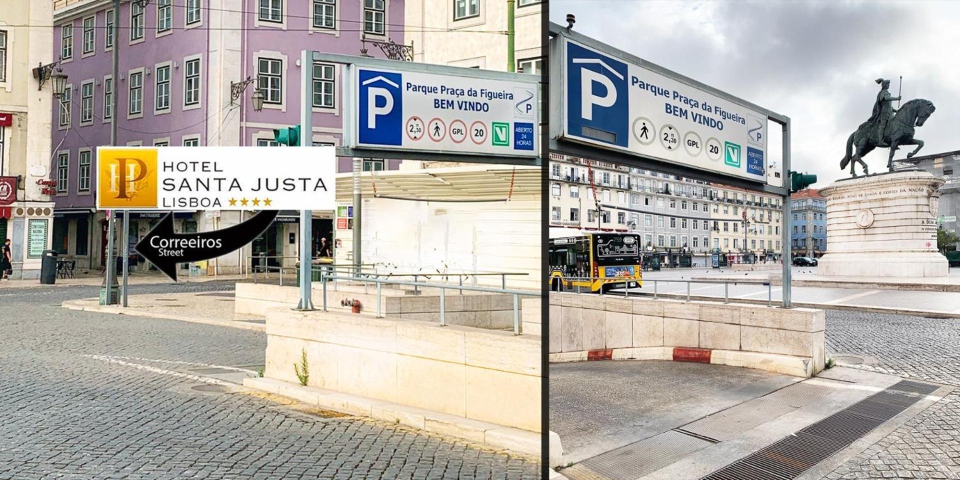 Hotel Santa Justa Lisbon Exterior photo